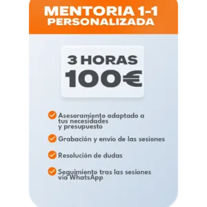 Mentoria 1-1 personalizada