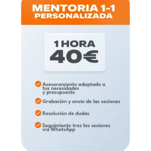Mentoria 1-1 personalizada